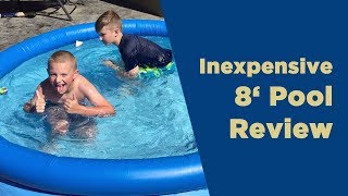 💙 Swimming pool review 2018 - Cheap 8&#39; Above ground pool only $40