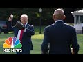 Trump Plays Catch With Mariano Rivera, Hosts Little Leaguers At White House | NBC News NOW