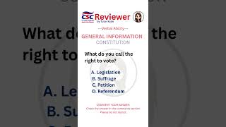 GENERAL INFORMATION | CIVIL SERVICE EXAM #civilserviceexam #civilservicepreparation #cse