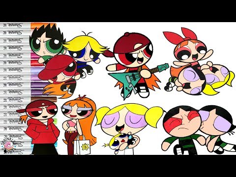 Rowdyruff Boys Coloring Book Compilation Butch Boomer Brick Powerpuff Girls SPRiNKLED DONUTS