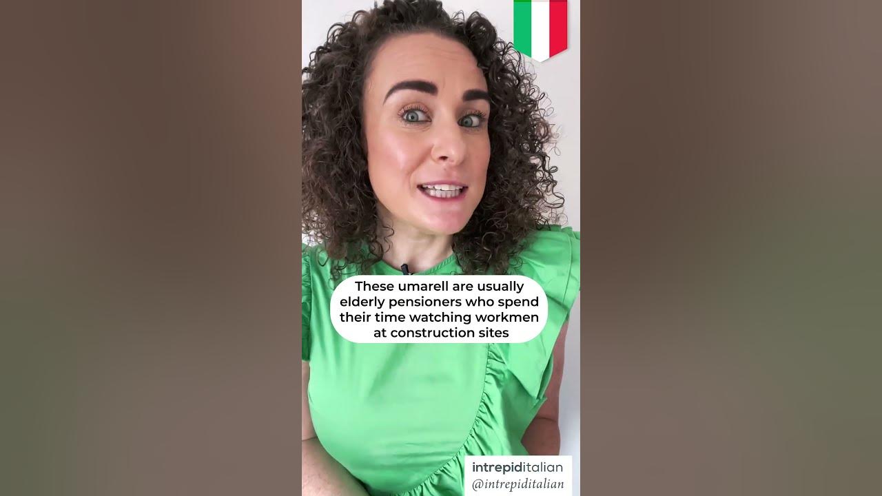 What are umarell in italy youtube