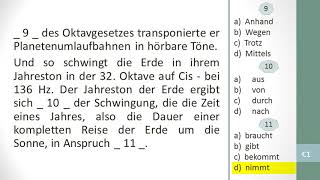 Goethe Zertifikat C1 Leseverstehen Aufgabe 3 простые вкусные