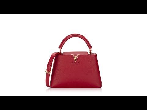 Louis Vuitton Taurillon Capucines BB Scarlet