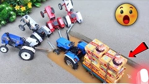 Eicher mini tractor stuck in mud with parleg mini science project part 2 | mini science project