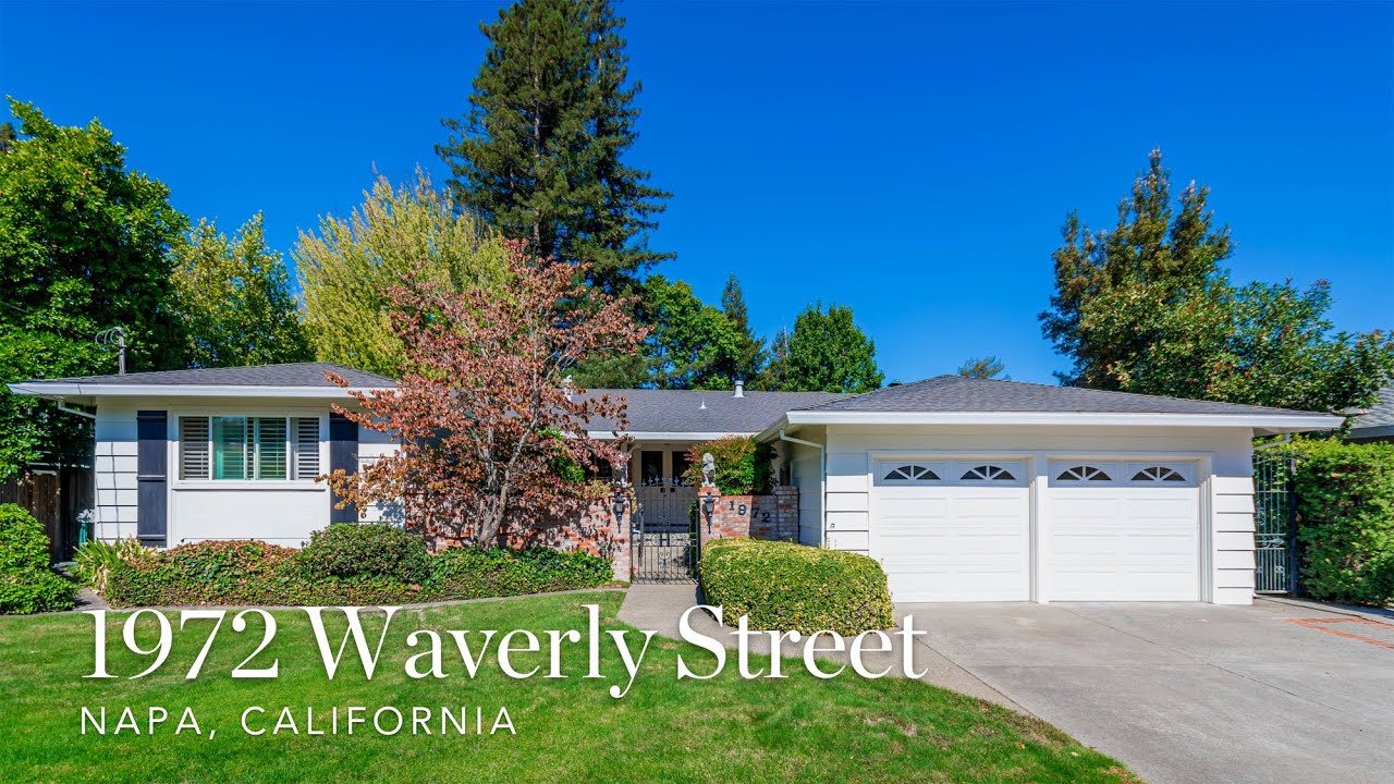 1972 Waverly Street Napa Home for Sale YouTube