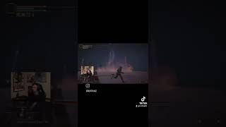 Much easier fighting this guy on the mount #eldenring #funny #gaming #gameplay #throwback