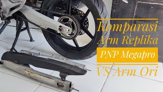 Komparasi Arm Replika KTM pnp Megapro Mono VS Arm Ori Part 2