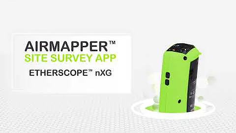 NetAlly EtherScope nXG - AirMapper™ Site Survey App