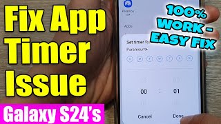 ⏰ Delete App Timers: Workaround for New Software Update Bug on Galaxy S24/S24+/Ultra Wealth