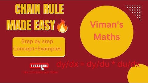 Chain Rule Concept+Examples Differentiation #Differentiation#Chain Rule #Class12#Calculus #JEEMaths.