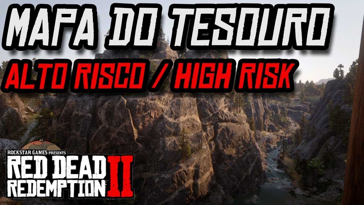 ONDE ENCONTRAR O MAPA DO TESOURO ALTO RISCO (High Risk) NO RED DEAD  REDEMPTION 2 