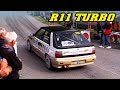 Renault r11 turbo rallycars in france