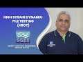 High Strain Dynamic Pile Testing (HSDT) | SGES