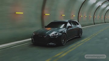 Audi RS6 Avant, Blender