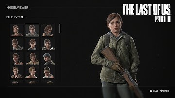 The Last Of Us Part II • All Model Viewer Unlock Showcase