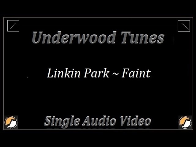 Linkin Park ~ Faint ~ 2003 ~ Single Audio Video - YouTube