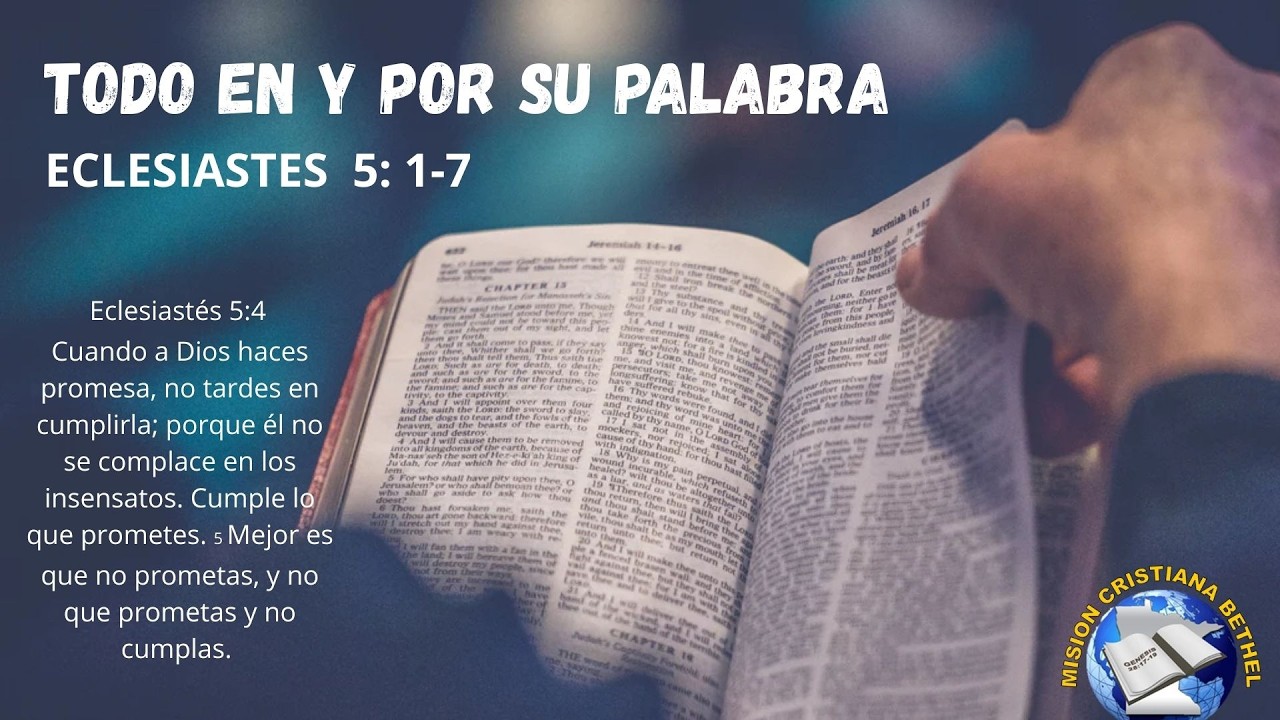 TODO EN Y POR SU PALABRA