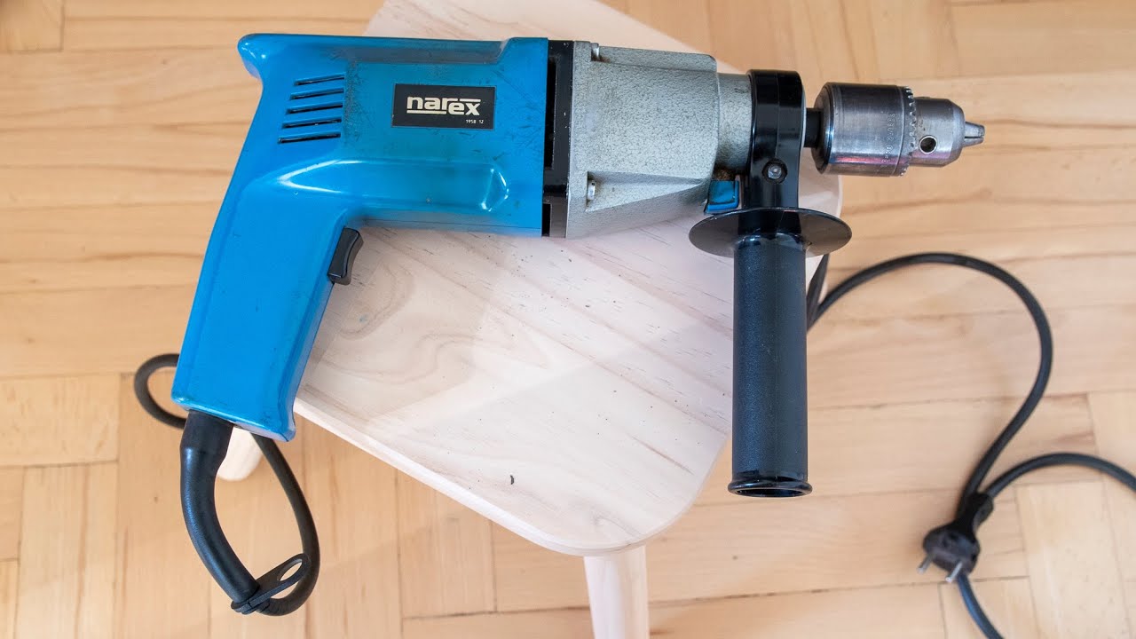 Zkouška - sklíčidlo vrtačky Narex EC513D