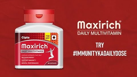 mCanvas Storytelling Ads | Cipla Maxirich Supplements | Augmented Reality