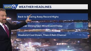 Temperatures soar again with widespread record highs expected this afternoon