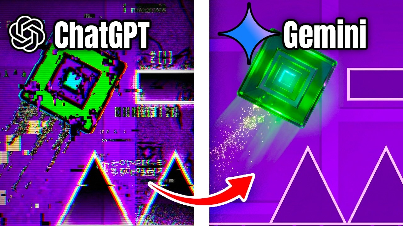 2 AIs Work Together to Recreate Geometry Dash From Scratch! - YouTube