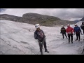 Blue ice climbing at Nigardsbreen