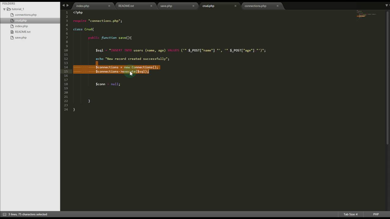 Php to Mysql Saving - YouTube