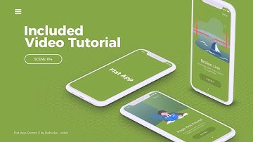 Flat Design Animation Mobile App Promo - After Effects Template