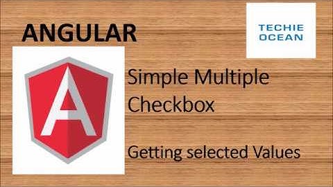 ANGULAR 15 SIMPLE MULTIPLE CHECKBOXLIST