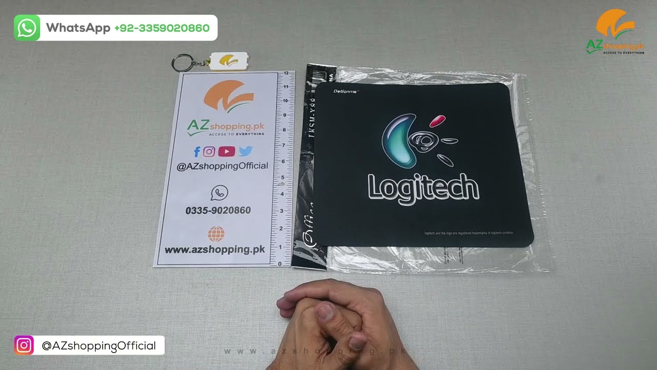 Logitech Mouse pad big size for Gaming, Office, Home AZshopping.pk Review!