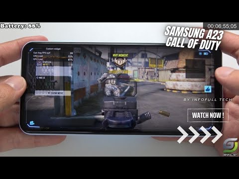 Samsung Galaxy A23 test game Call of Duty CODM Mobile