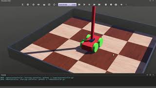 Cartpole RL PPO (Proximal Policy Optimization) model training in Webots