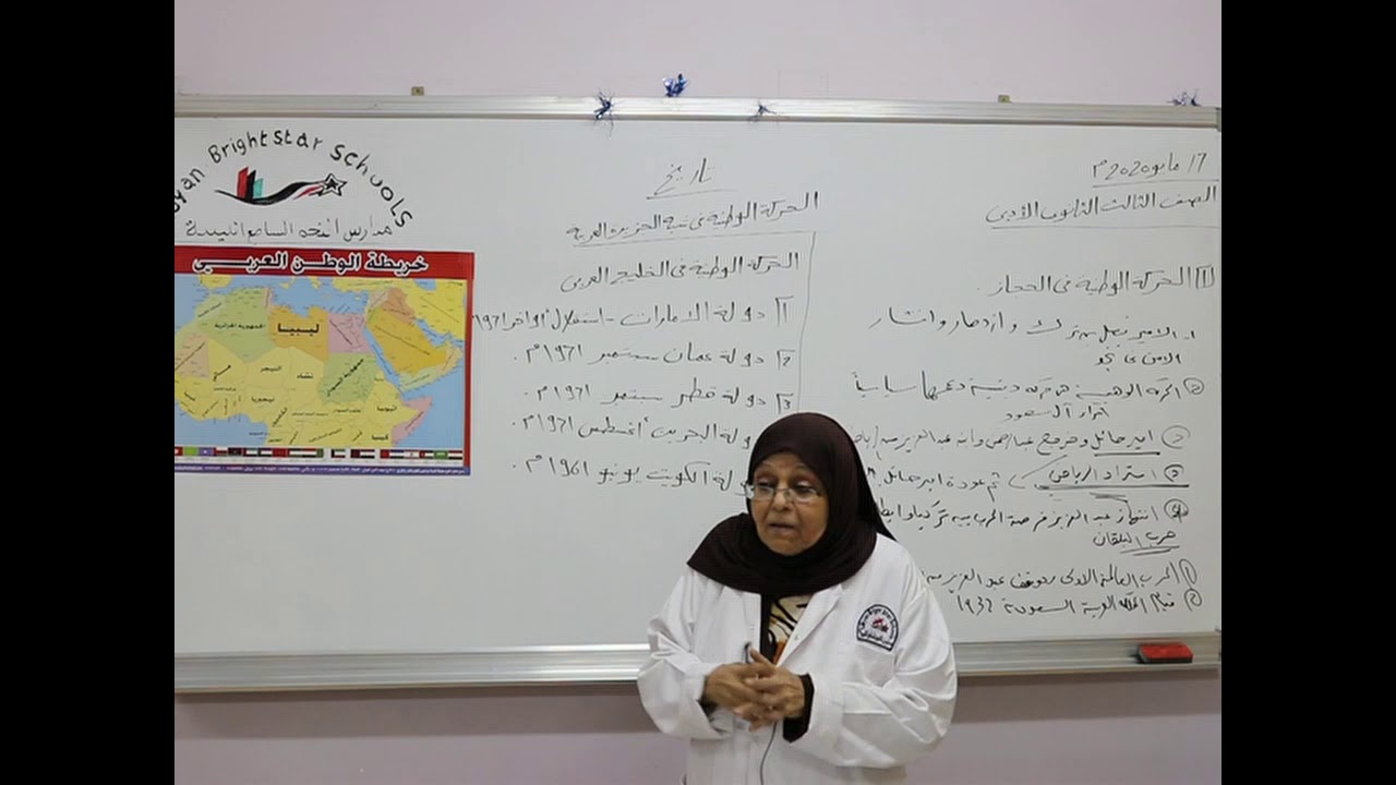 مادة التاريخ للصف الثالث الثانوي الأدبي/    الحركة الوطنية في الجزيرة العربية الشمالي