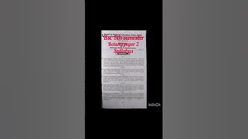 bsc 5th semester botany paper 2 syllabus #study classes #