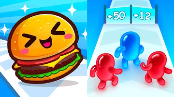 Food Run VS Join Blob Clash 3D Max Level Unlocked SpeedRun Gameplay Android,ios