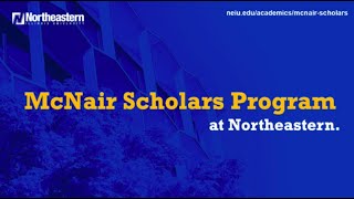 McNair Scholars Program at Northeastern Illinois University | Promo Video [CC]
