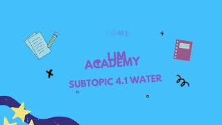 KSSM SPM Biology Form 4 Chapter 4 Subtopic 4.1 Water Updated