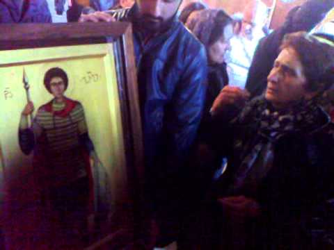 ბენდიანიშვილების  საგვარეულო ხატის გამობრძანება  სამების  საკურთხევლიდან