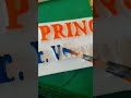 Name pamplate colouring short video 🥰😍wait for end #drawing