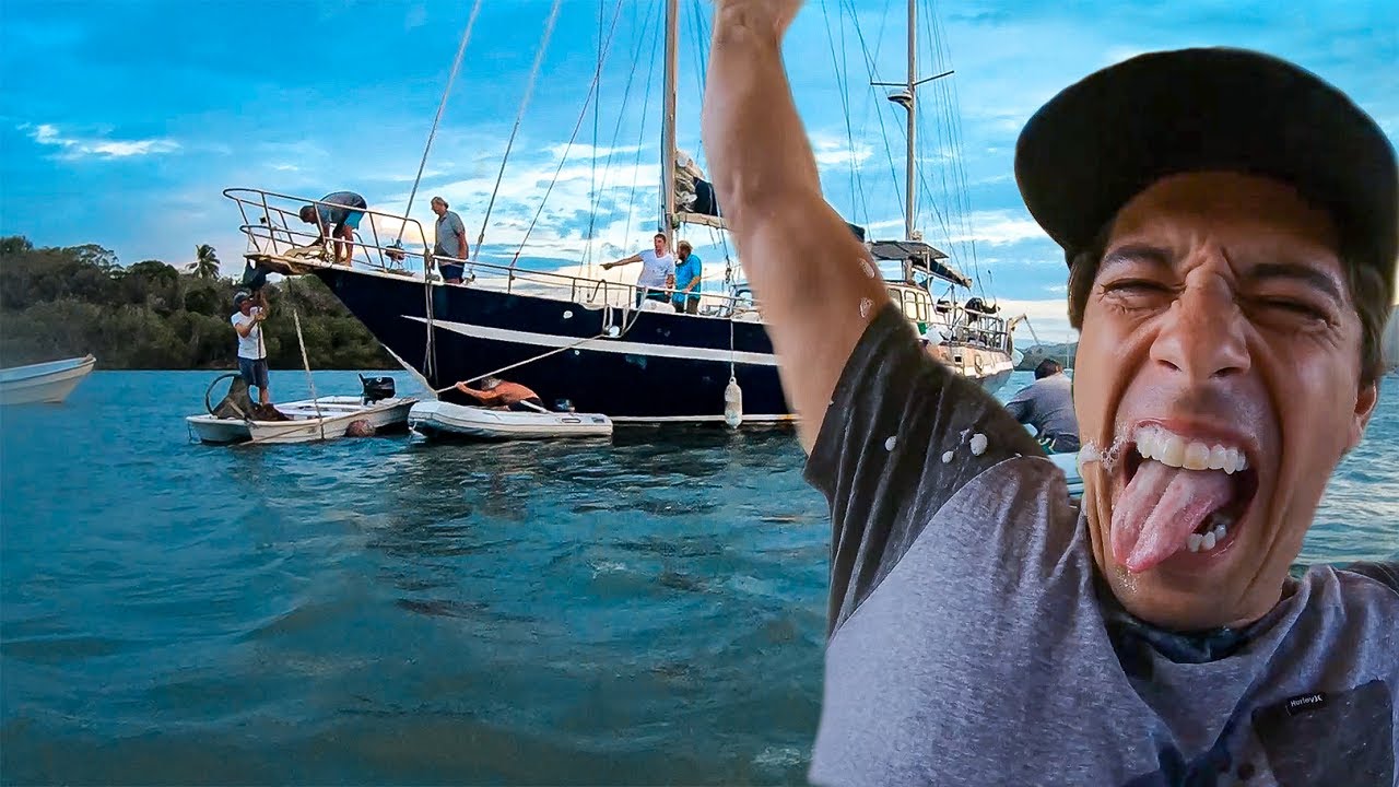 When CRAZY Cruisers Rescue a BIG Boat – Bums on a Boat Ep 137