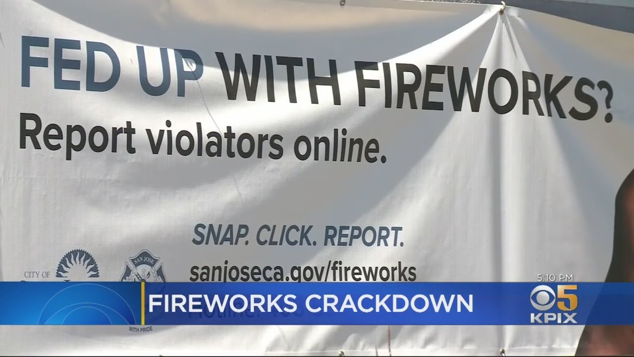 San Jose Revives Plan To Curb Illegal Fireworks By Having Neighbors Report On Each Other - YouTube