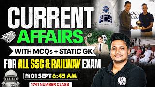 Current Affairs Today | 1st September Current Affairs 2026 | Daily Current Affairs By Raja Sir