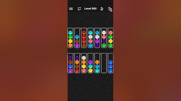 Ball Sort Color Water Puzzle Solution Level 969