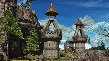 Hogwarts Owlery Tower Base | ASR Build Tutorial | ARK: Survival Ascended