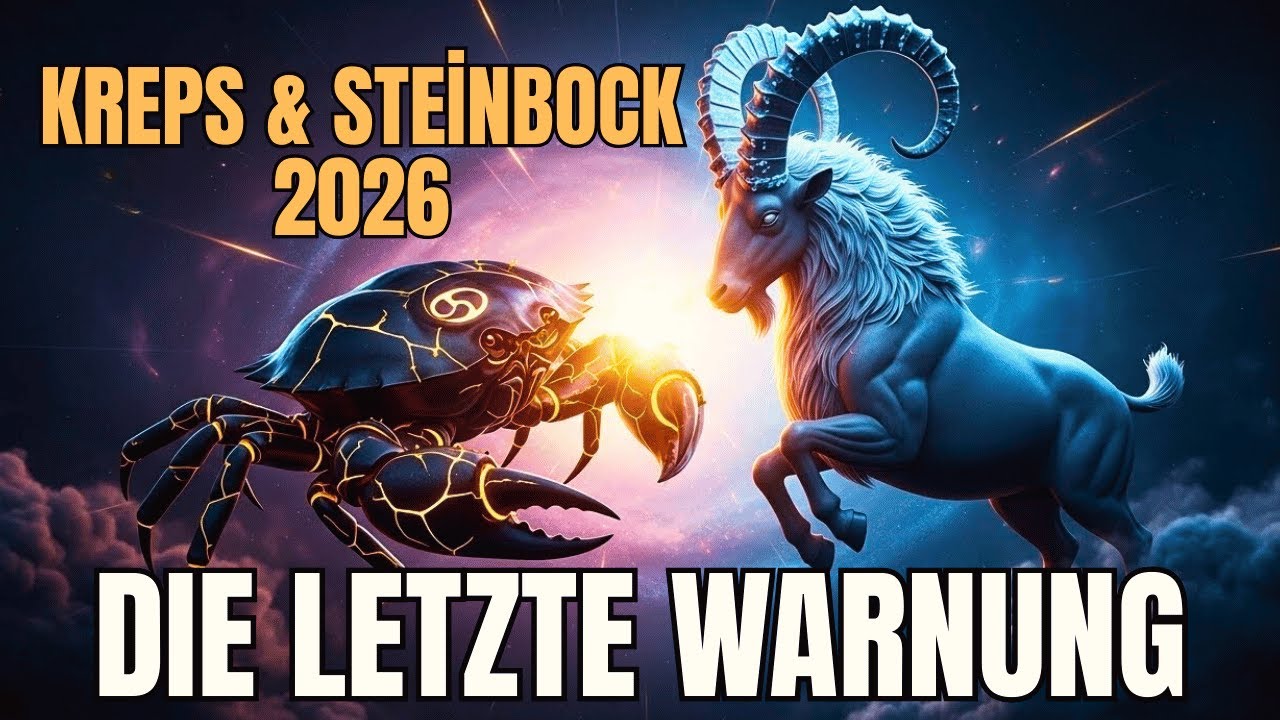 Krebs & Steinbock 2026 – Die dunkle Wahrheit, die dein Schicksal zerreißt
