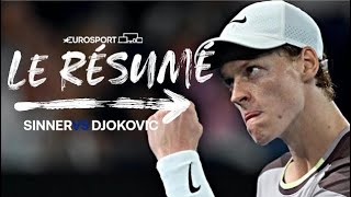 OPEN D'AUSTRALIE 2024 - Djokovic corrigé par son pire cauchemar Sinner : le résumé du match image