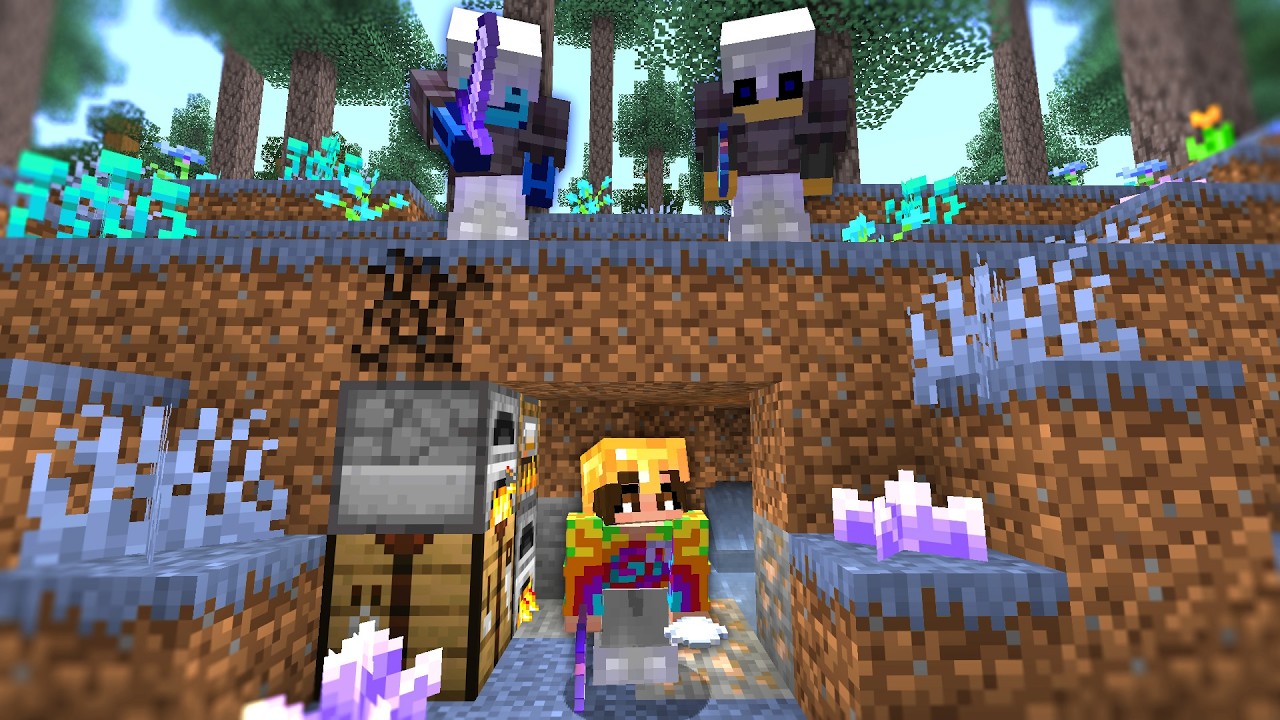 Minecraft Manhunt With INSANE Custom Biomes