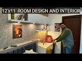 12'x11' Room Design and Interior I Furniture Placement with Space Planning I INTARCHTICK DESIGNS