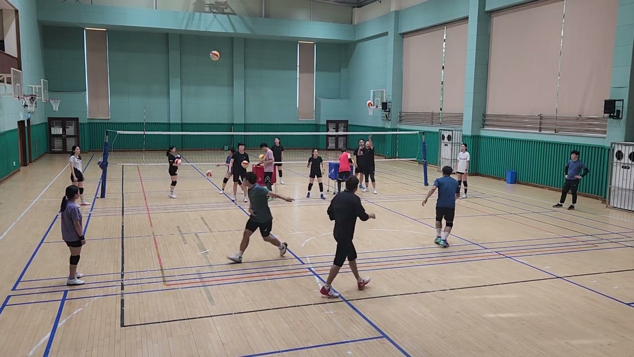 23.9.23 나인스 배구클럽 운동영상(수비 연습)