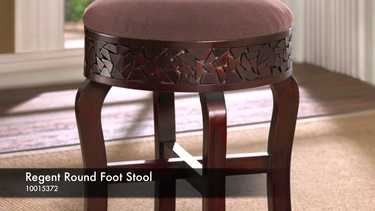 Regent Round Foot Stool - 10015372